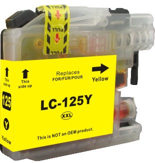 Alternatíva Color X LC-125XLY - atrament žltá pre Brother J4110DW/4410DW/4510DW, 15 ml