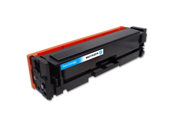 Alternatíva Color X HP 207X W2211X Cyan - kompatibilný modrý toner 2 450 stra. Bez čipu